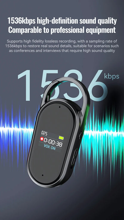 AI Voice Recorder Dictaphone with Real-Time Transcription