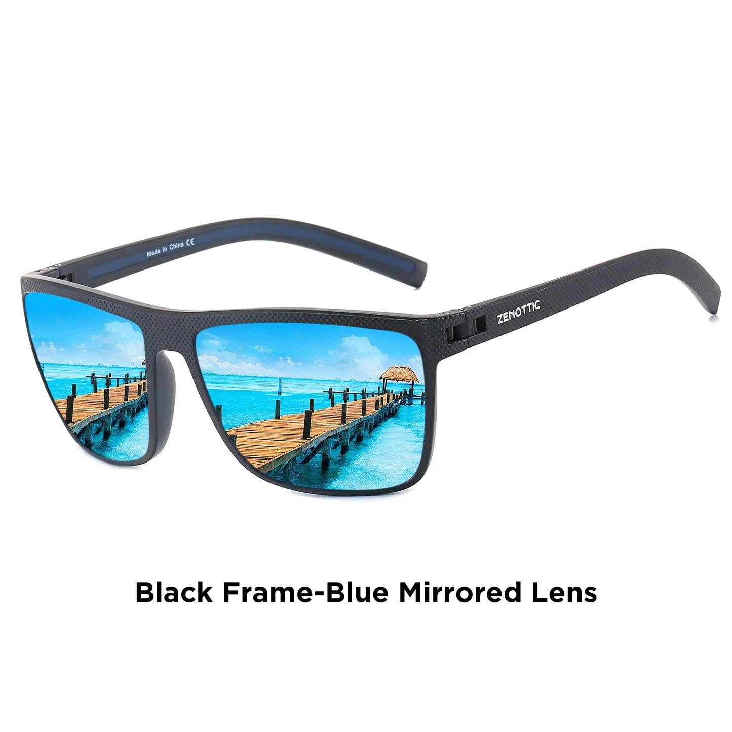 Polarized Sunglasses for Men Lightweight TR90 Frame
