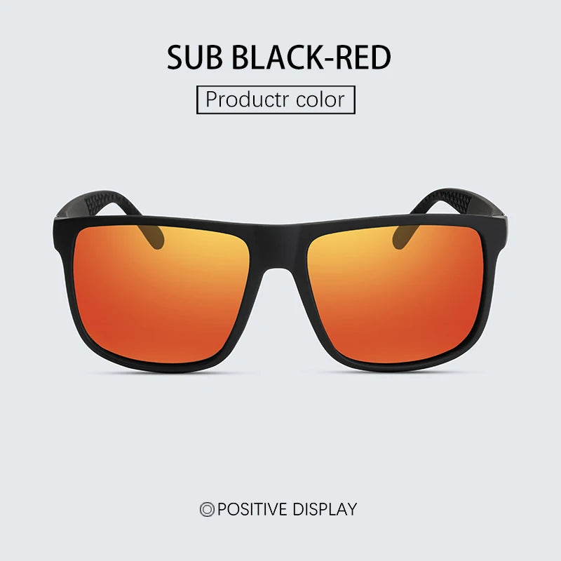 Brand Designer Men's Sun Glasses Vintage Square Sunglasses
