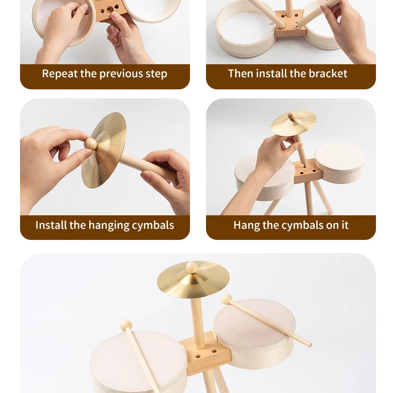 Kids Drum Set Musical Toys for Boy Girl Music Toys