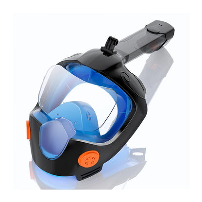 Full Face Snorkel Mask 180° Panoramic View Dry Top Snorkel