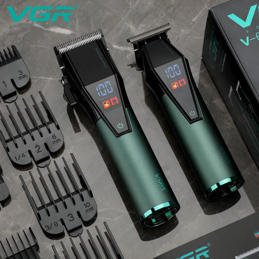 VGR 677 Hair Trimmer Professional Hair Clipper Set