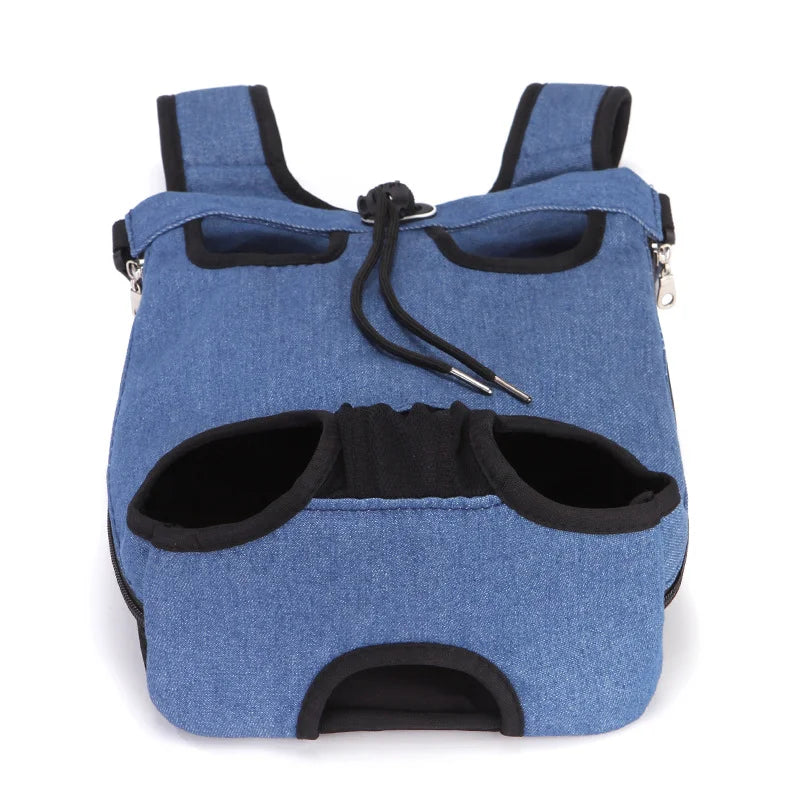 Adjustable Cat Carrier Bag Pet Double Shoulder Backpack
