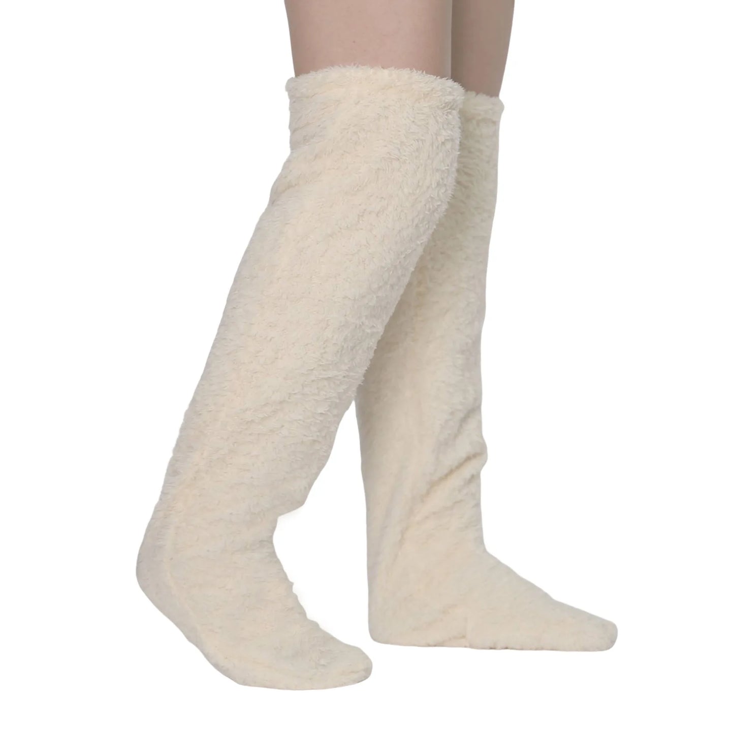 Hot Fluffy Thigh High Socks for Pregnant Women Leggings