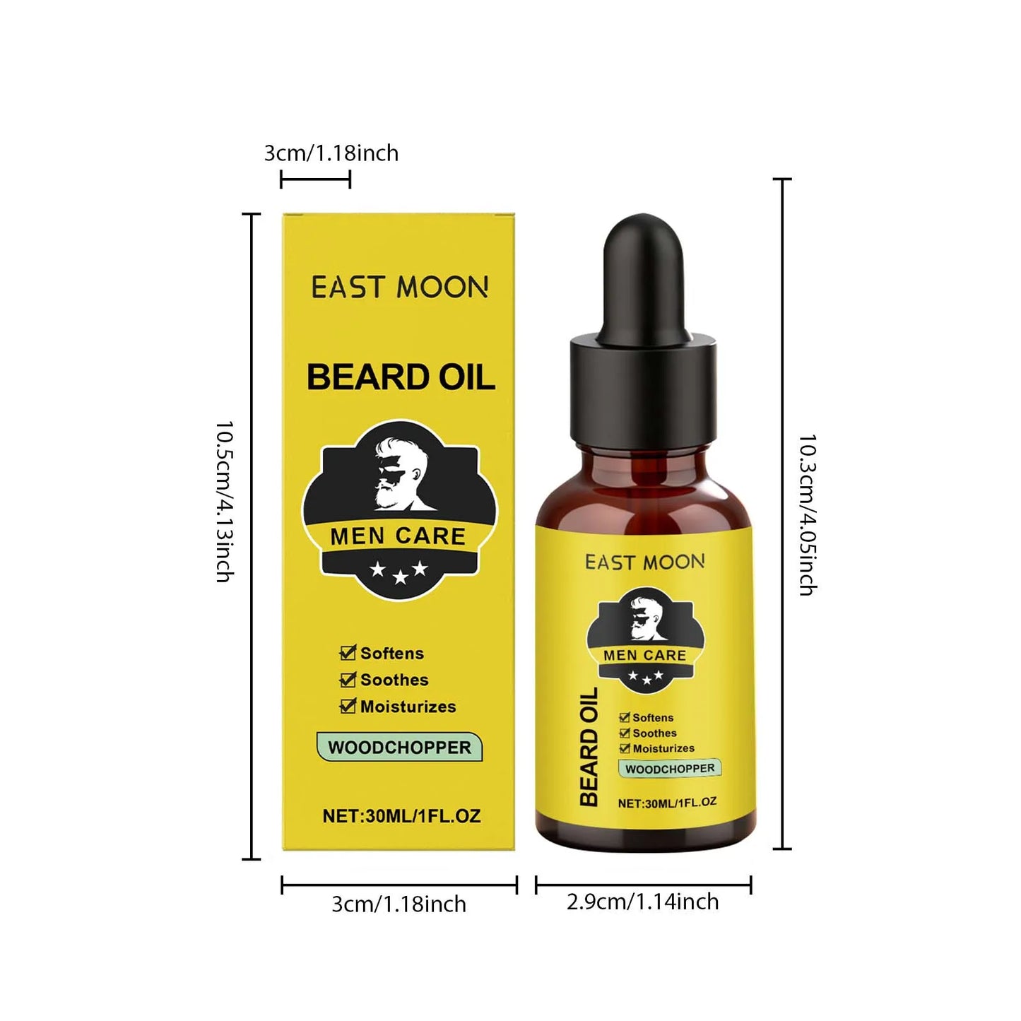 Natural Plant Extract Hair Care Set For Men 2in1 Beard Care