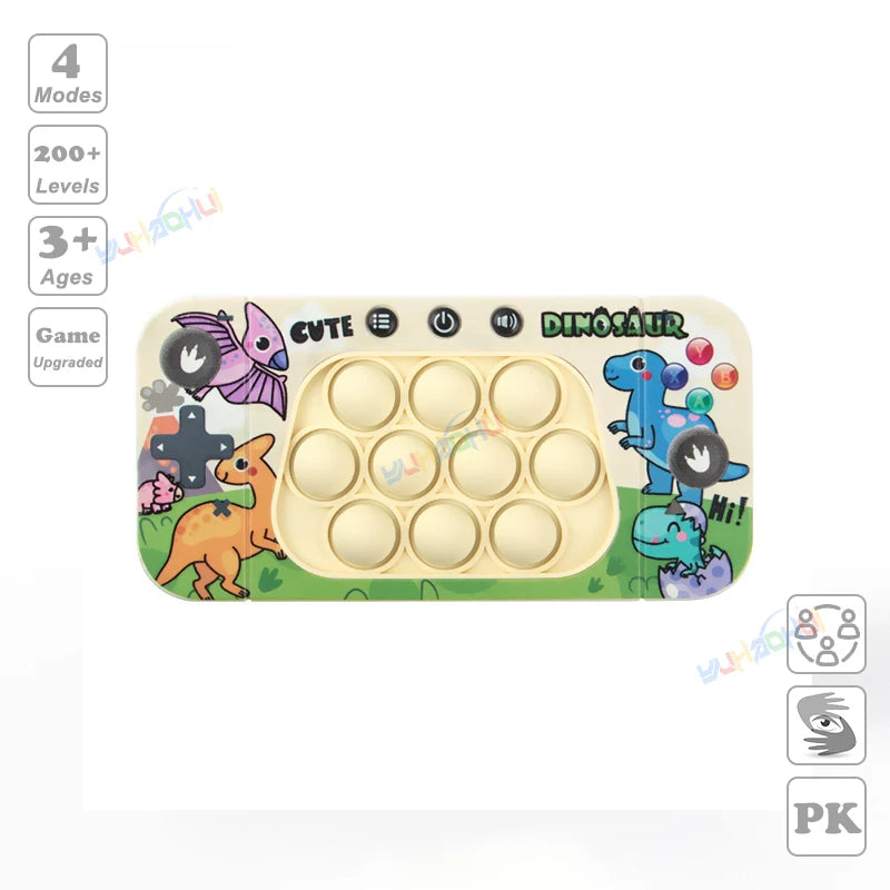 Electronic Pop Light Up Game Handle Toys for Children