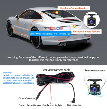 Dash Cam Touch Sensitive Dash Camera WDR G sensor