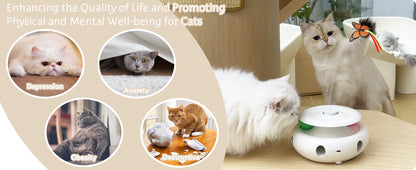 Interactive Cat Toy Automatic Toys 3-in-1 Electric Toy