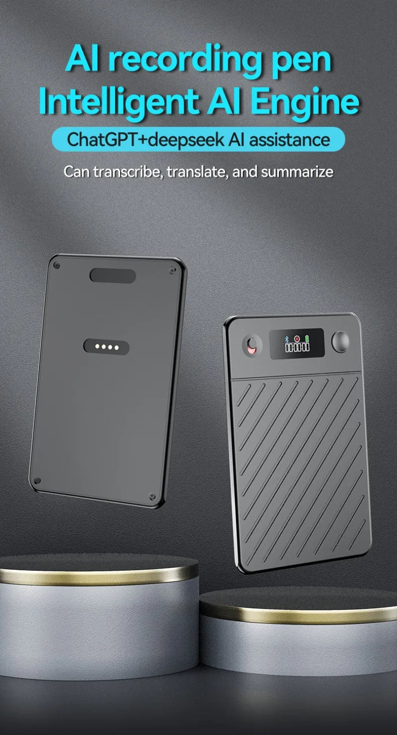 AI Voice Recorder with Display Screen 8-256GB Intelligent