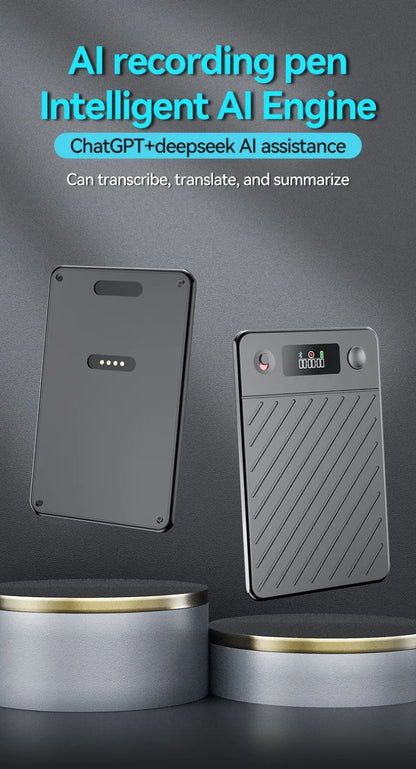 AI Voice Recorder with Display Screen 8-256GB Intelligent