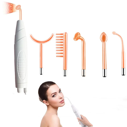 Professional  5 in 1 Darsonval Kit Facial Skin Therapy Wand