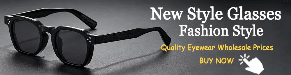 HBK New Square Retro Sunglasses Men Fashion