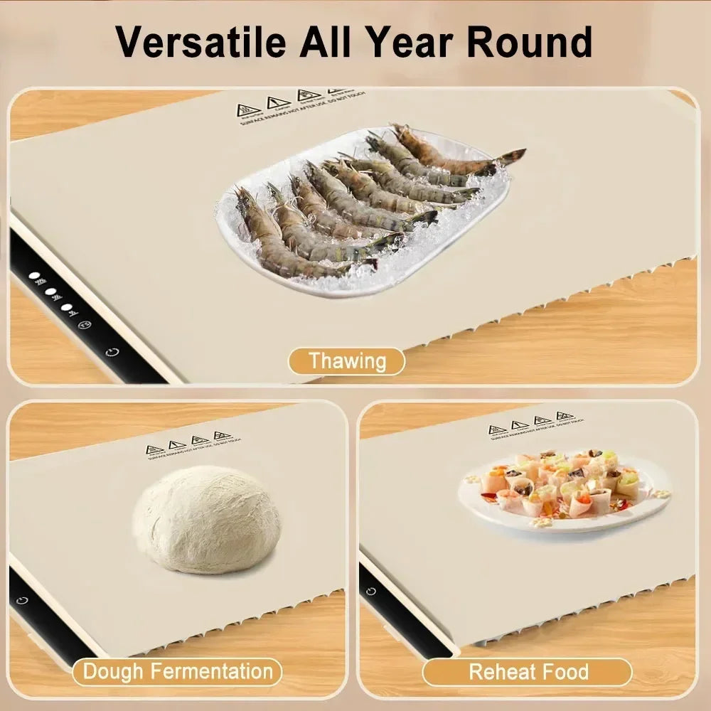 Foldable Food Warmer Electric Warming Tray Food