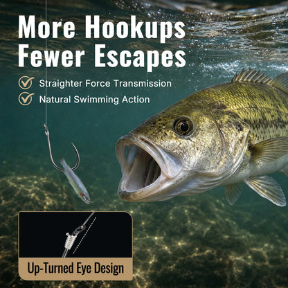 9KM Iseama Fishing Hooks 50~200Pcs Carp Hook Saltwater