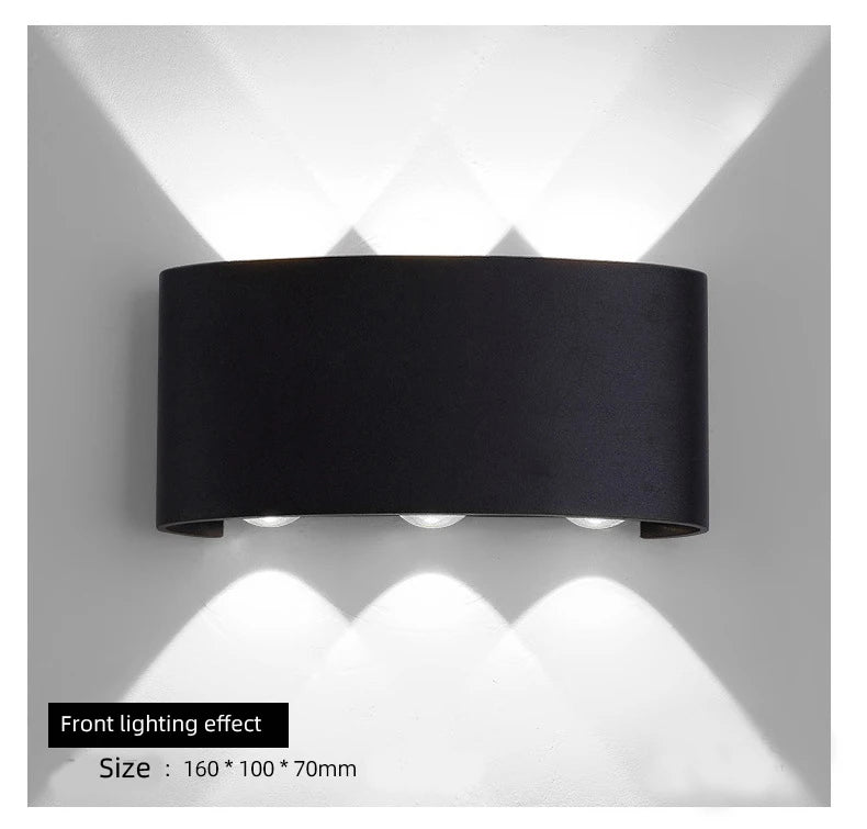 Modern LED Wall Lights White up down Indoor Outdoor Decor