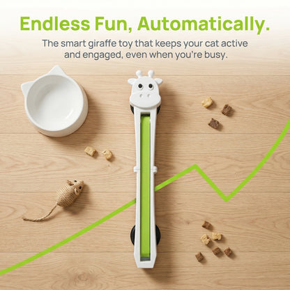 Automatic Interactive Cat Toy Wall Mounted Cat Teaser Wand