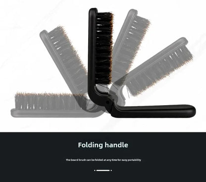 Soft Boar Bristle Beard Brush Hairdressing Hair Styling