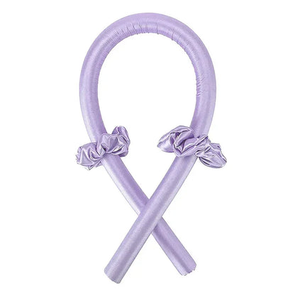 Woman Heatless Curling Rod Headband Lazy Hair Curler