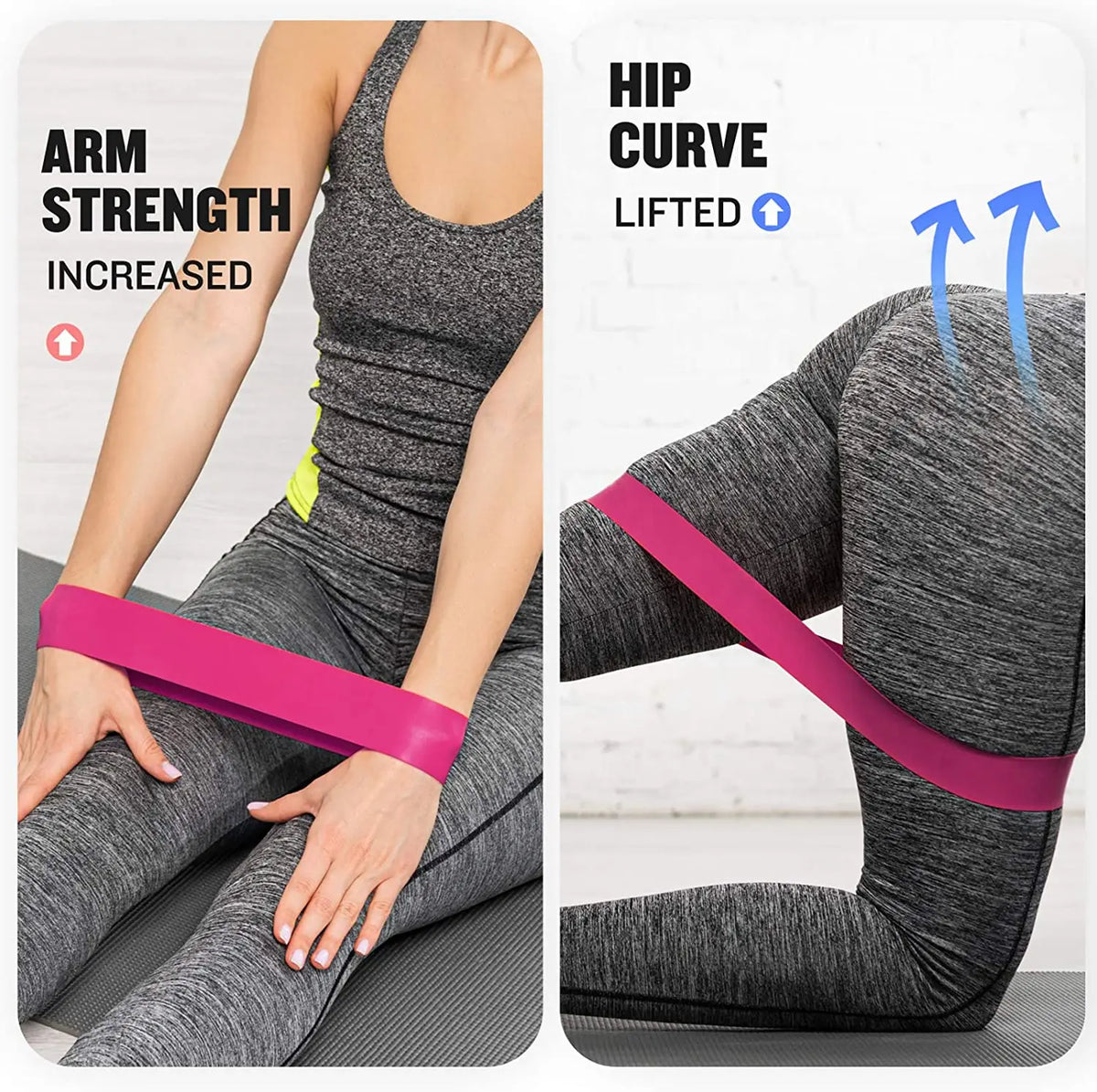Different Resistance Bands Yoga Band Fitness Exercise