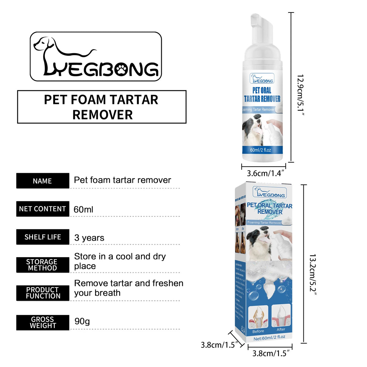 Pet Oral Spray Dental Dirt Remover Cat Teeth Cleaning Breath Freshener