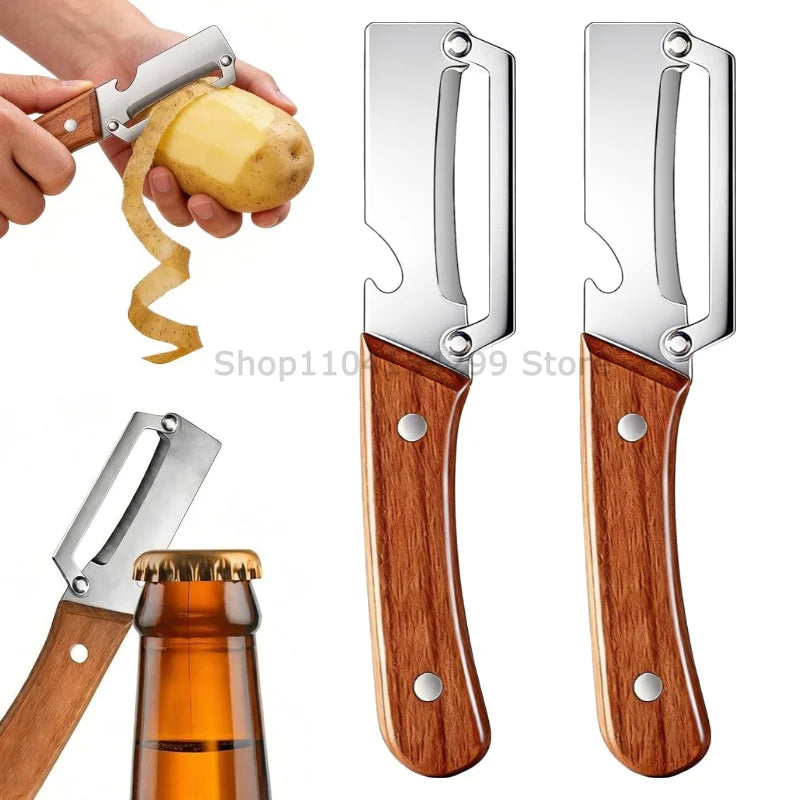 3-in-1 Multifunction Peeler Kitchen Stainless Steel Peeler