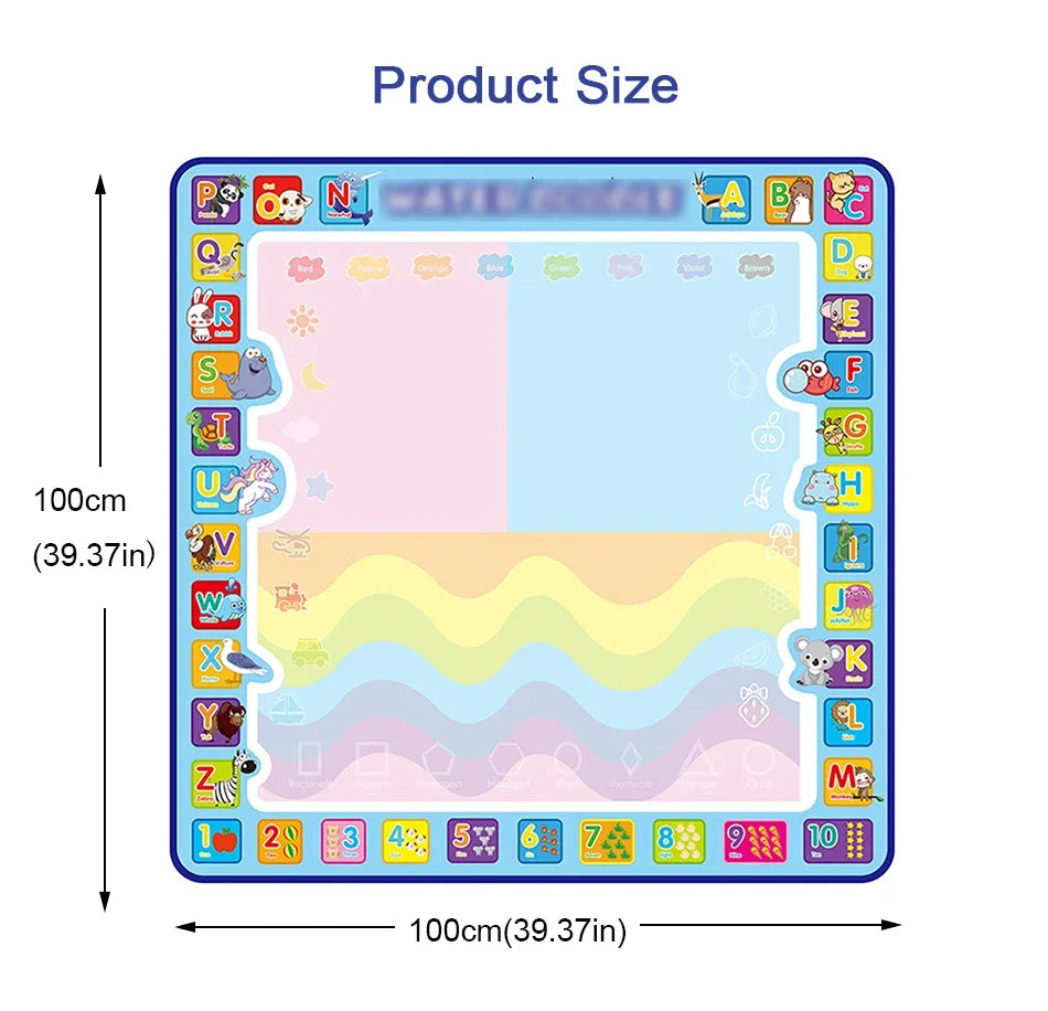 Magic Water Drawing Mat Coloring Doodle Mat