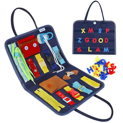 Sensory Play Board Busy Board Montessori Leaning Toys