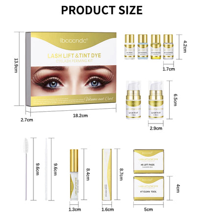 Brow Lamination & Tint Kit And Lash Lift Professional