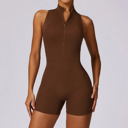 Scrunch Sports Overalls Gym Jumpsuit Women's Fitness