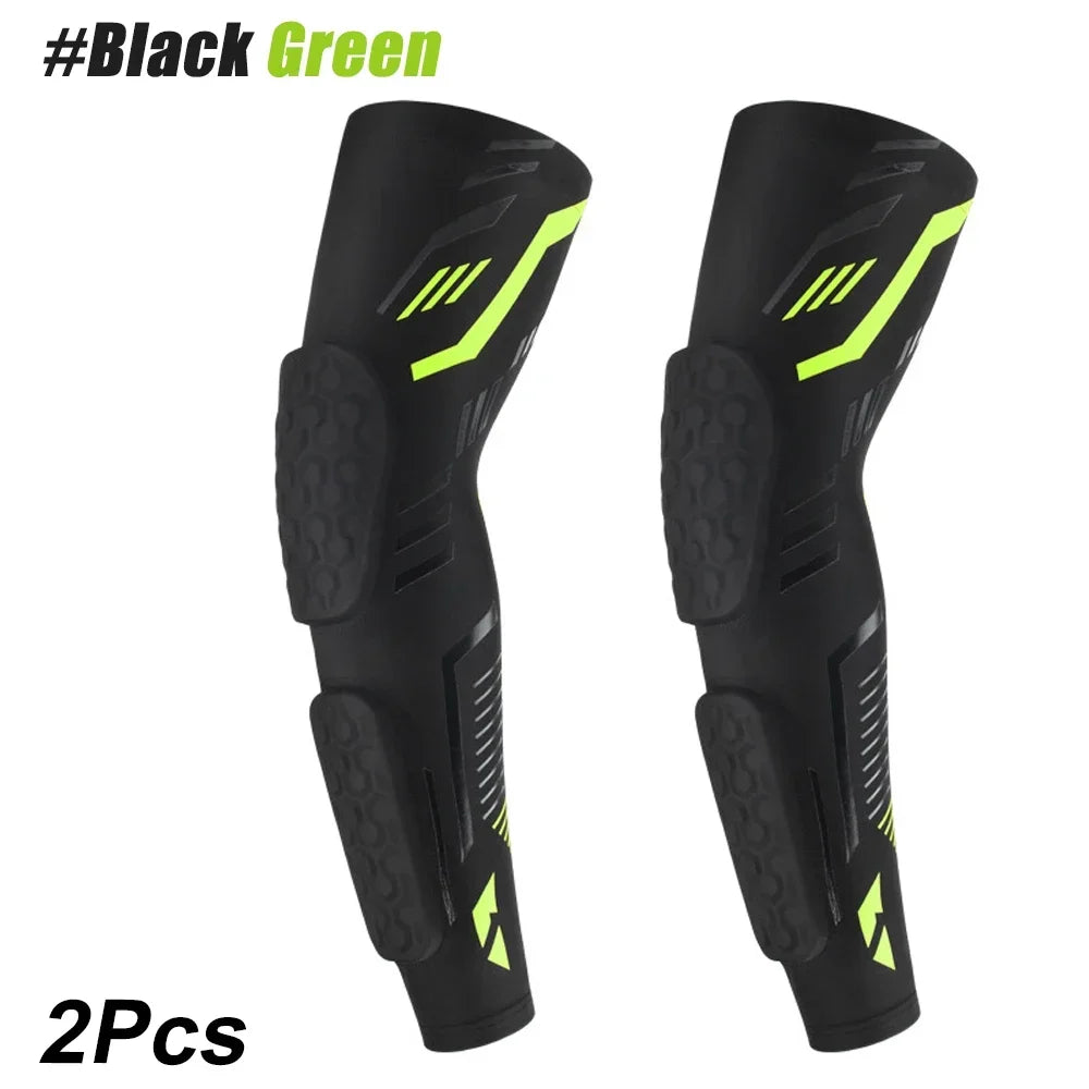 Sports Anti-collision Padded Arm Sleeves, Elbow Forearm