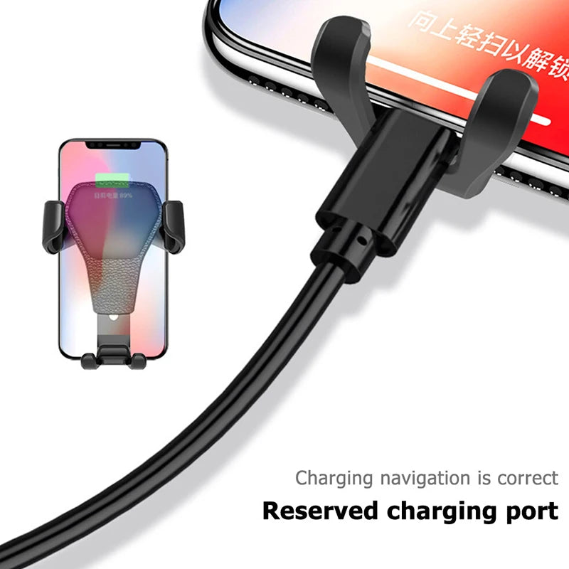 Gravity Car Phone Holder Air Vent Clip Mount Mobile Cell Phone Stand