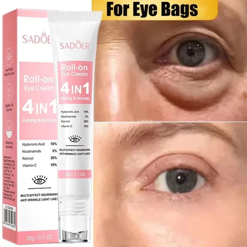 Instant Eye Bag Remove Cream Retinol Anti-Wrinkle Firming Skin Fade