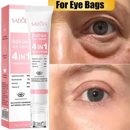 Instant Eye Bag Remove Cream Retinol Anti-Wrinkle Firming Skin Fade