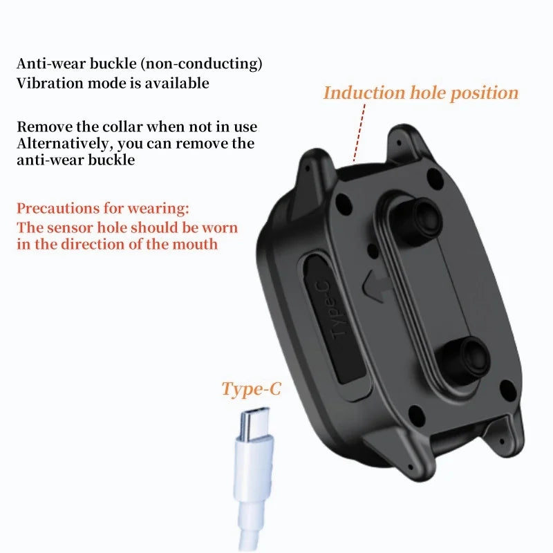 Automatic Anti Barking Dog Collar Rechargeable Bark Stopper