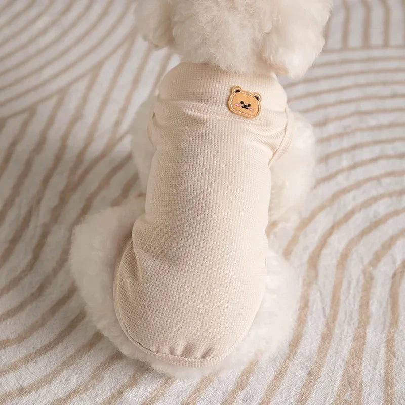 Dogs Thin Small Fashion Bear Vest Pet Clothes