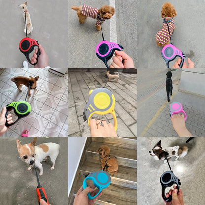 Retractable Pet Dog Leash Dogs Hiking Walking Traction Rope