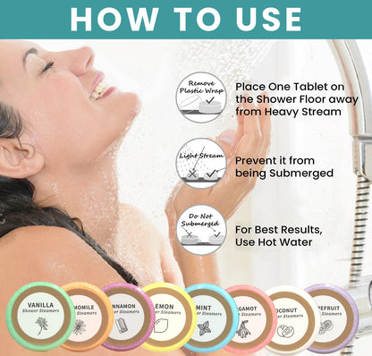 Shower Steamers Aromatherapy Essential