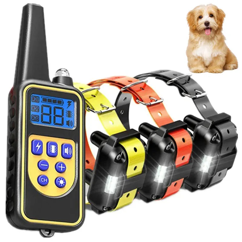 Electric Dog Training Collar Waterproof Dog Bark Collar