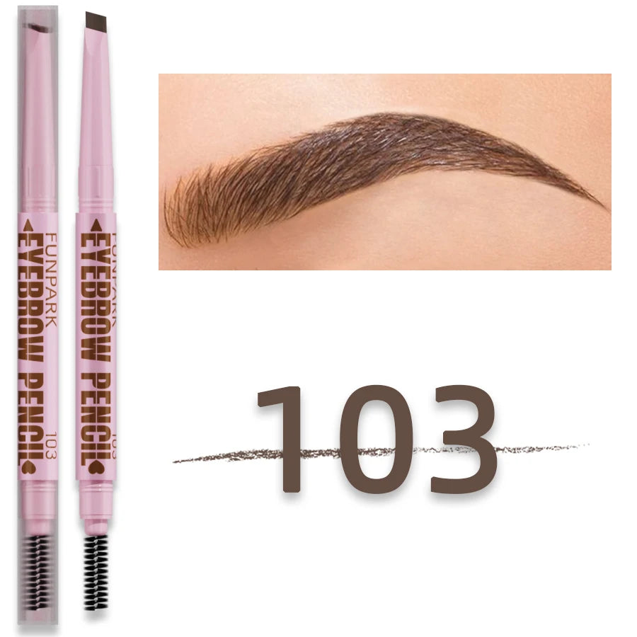 2 in 1 Professional Eyebrow Pencil Eye Makeup for Women