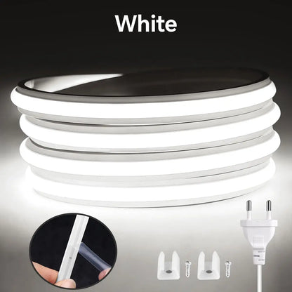 Super Bright 220V COB LED Strip Neon Lights 280LEDs