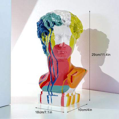 Home Decoration David Head Resin Statues Statues