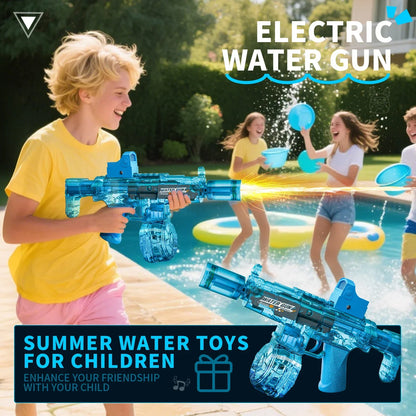 Simulated Firing and Recoil Electric Water Gun Toys Children