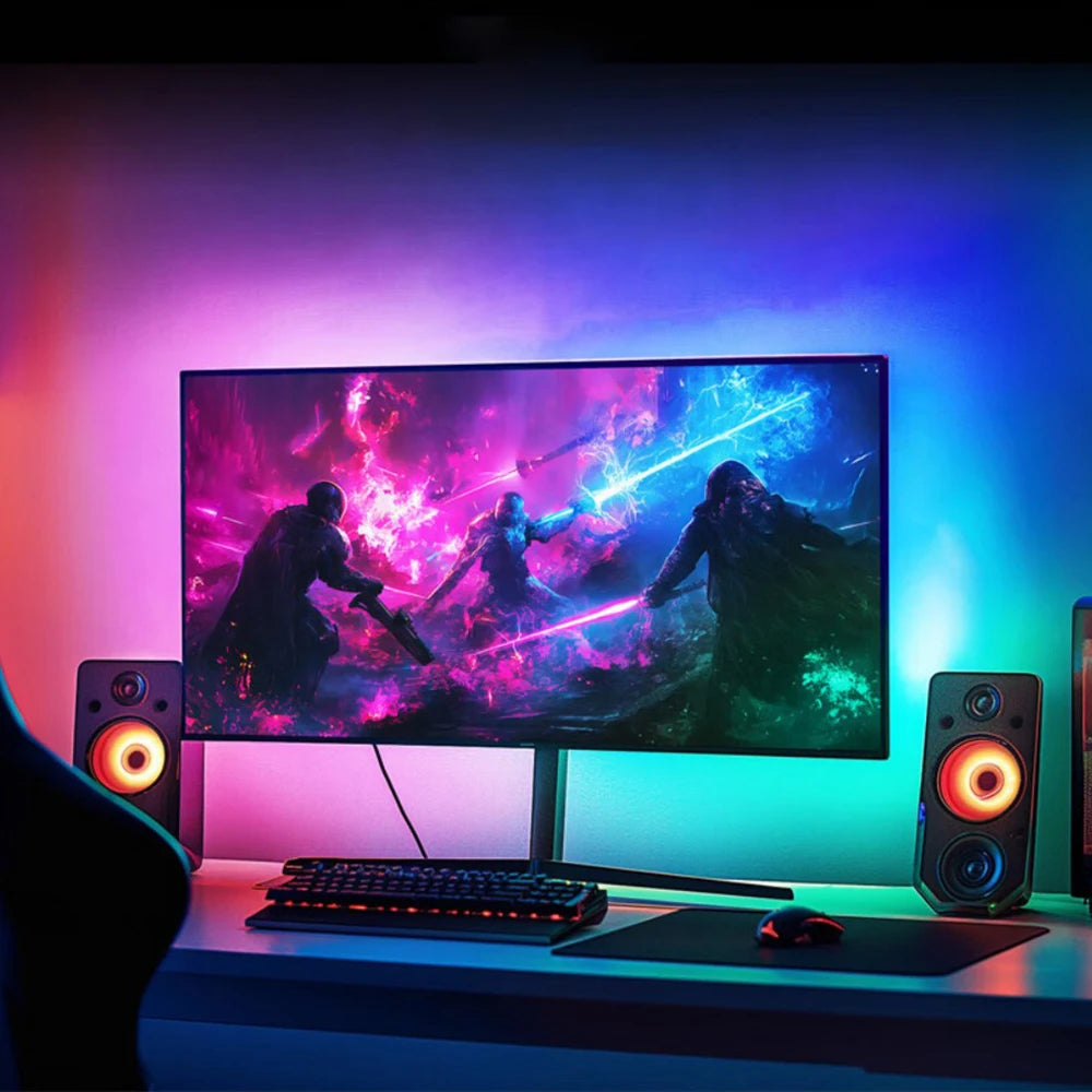 RGB Game Ambient Sync LED Light Strip Room Decor