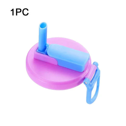 Portable Soda Can Lid Silicone Straw Soda Can Lid Reusable