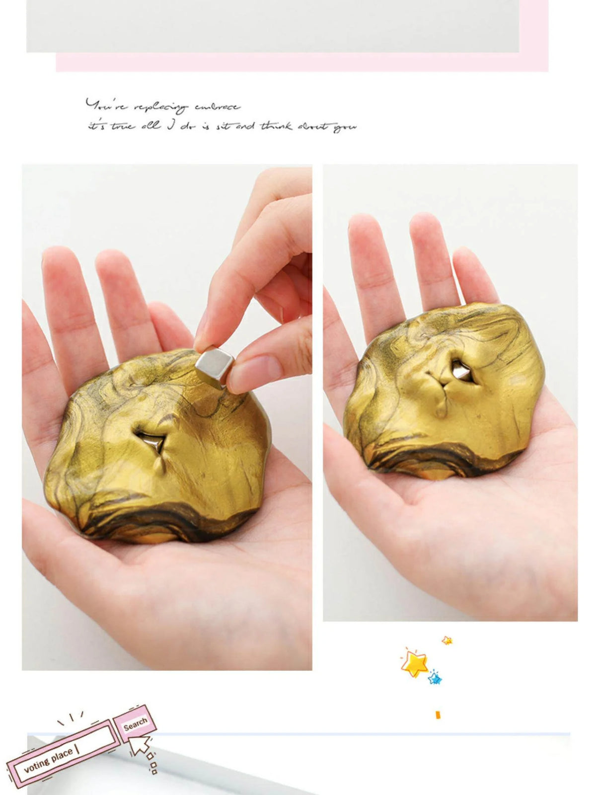 Magnetic Putty Slime Gravity Defying Magnet Toy