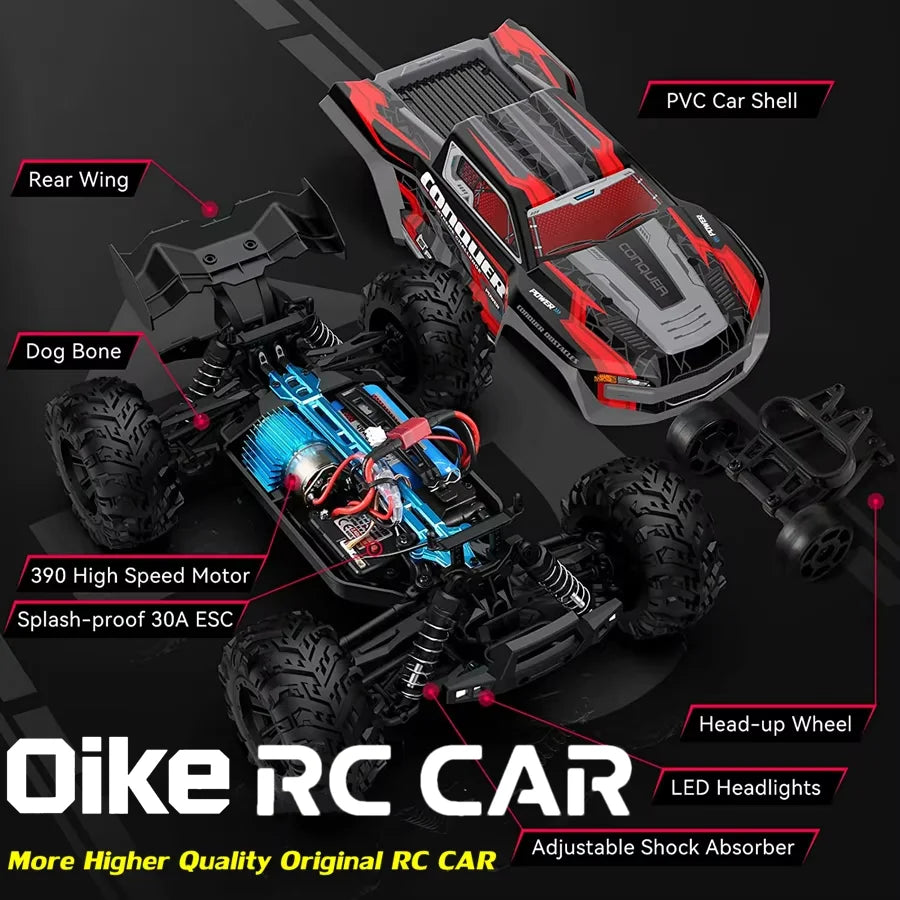 Super Brushless 50KM/H Brushed RC Car Off Road Buggy Toy
