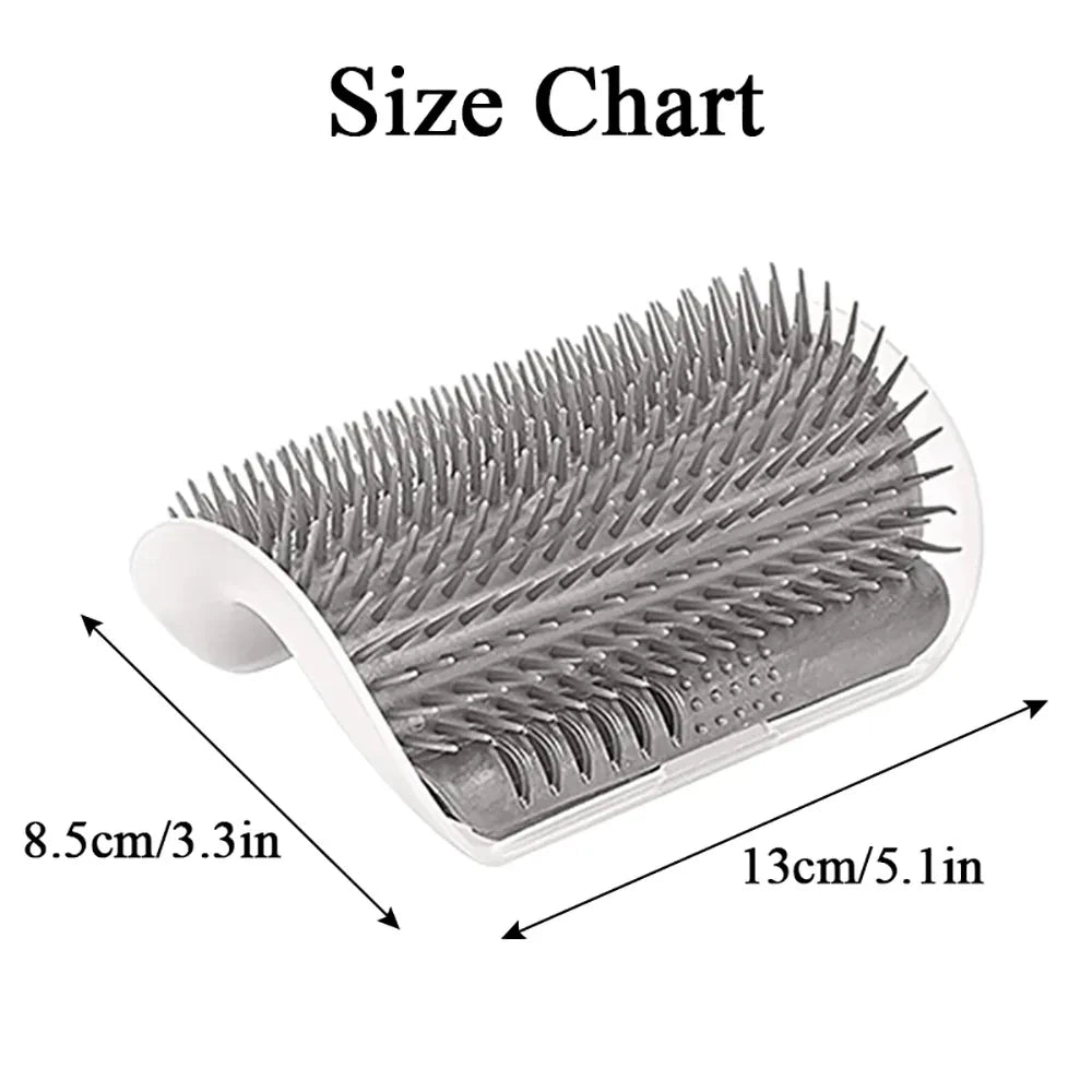 Massage Pet Cat Brush Corner Scrape Hair Removal