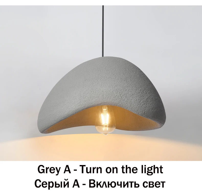 Nordic Wabi Sabi Pendant Lamps Dining Room Lighting