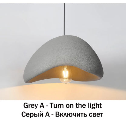 Nordic Wabi Sabi Pendant Lamps Dining Room Lighting