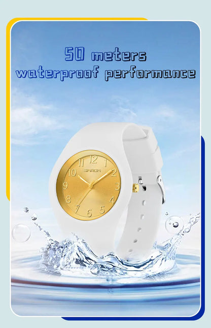 Simple Luxury Student Quartz Watch Clock Gift Outdoor